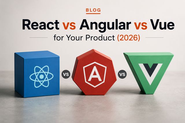 React vs Angular vs Vue for Your Product (2026)