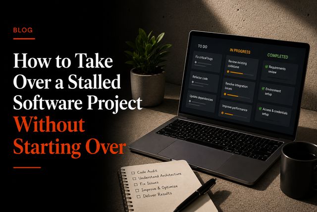 How to Take Over a Stalled Software Project Without Starting Over