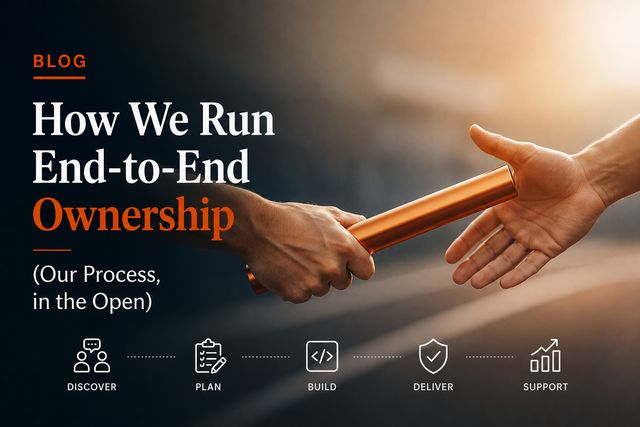 How We Run End-to-End Ownership (Our Process, in the Open)