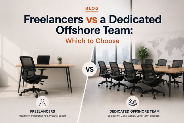 Freelancers vs a Dedicated Offshore Team: Which to Choose