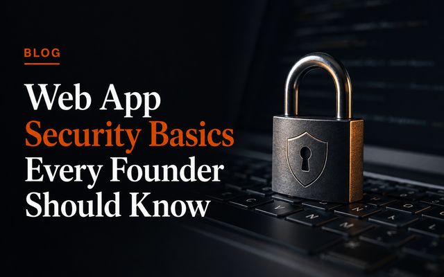 Web App Security Basics Every Founder Should Know